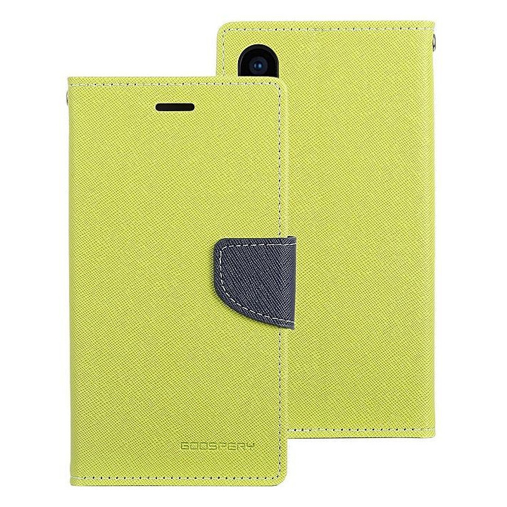 Fancy Book Nokia 3 lime/navy - pouzdro na mobilní telefon