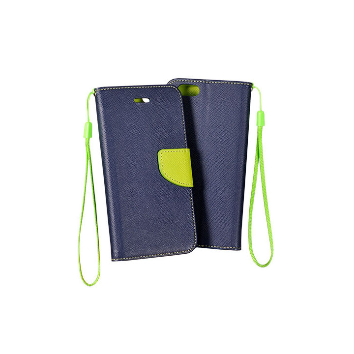 Fancy Book Huawei P Smart navy/lime  - pouzdro na mobilní telefon