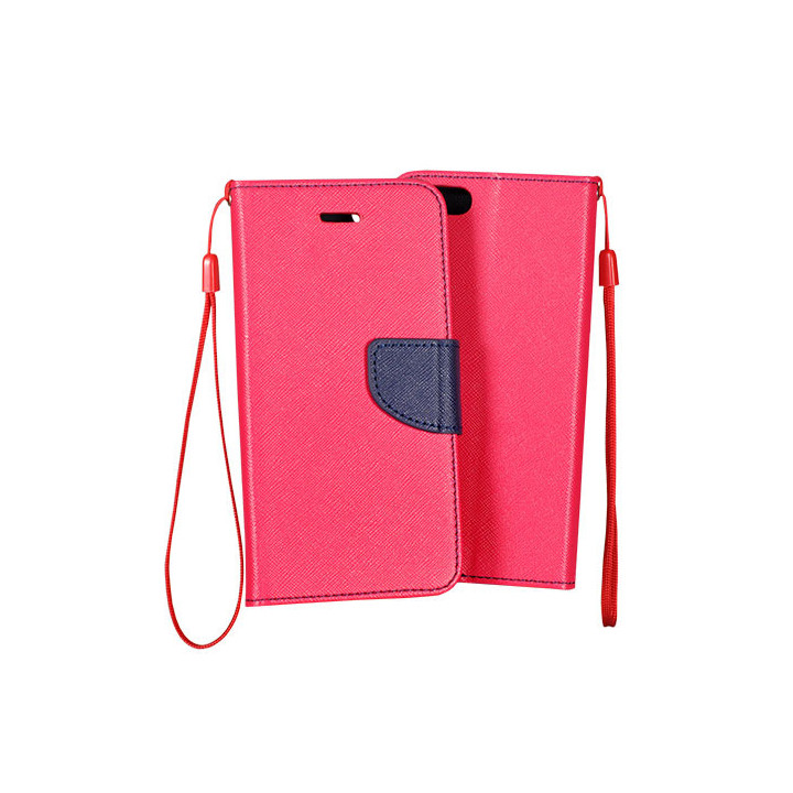 Fancy Book Samsung A320 Galaxy A3 2017 pink/navy  - pouzdro na mobilní telefon