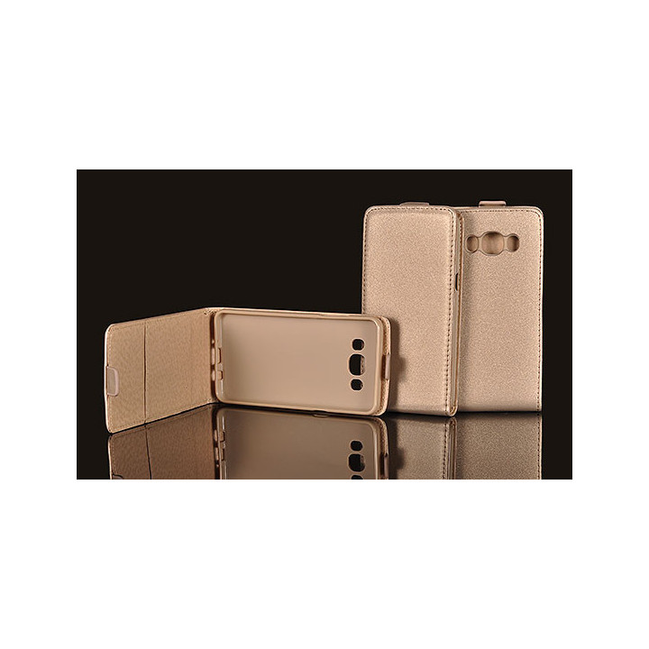 Flip Flexi Huawei Y3 II (2016) gold - pouzdro na mobilní telefon