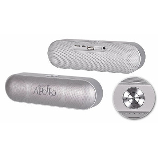 Reproduktor bluetooth + FM Apollo silver