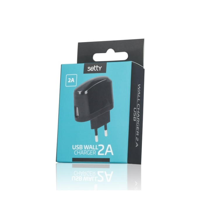 Setty síťový adaptér 110-230V/5V USB 2A